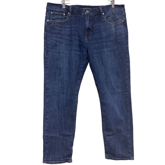 Lucky Brand Men's 221 Straight Leg Denim Blue Jeans Size 38 Medium Wash